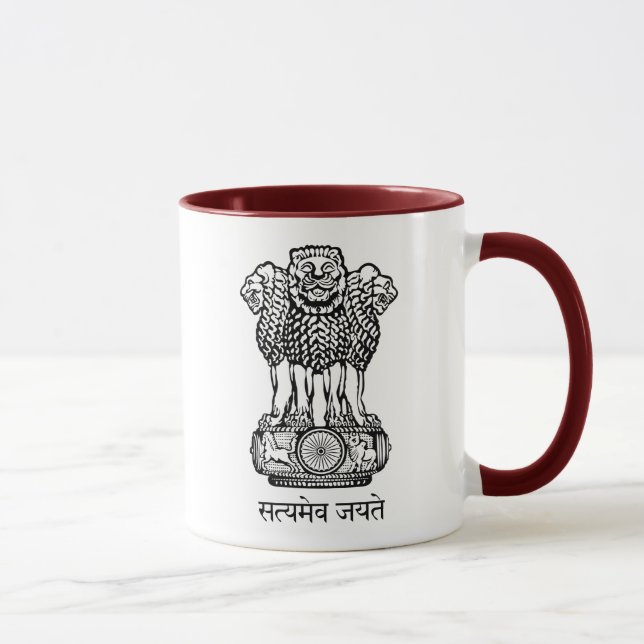 Mug emblème de l'Inde (Droite)