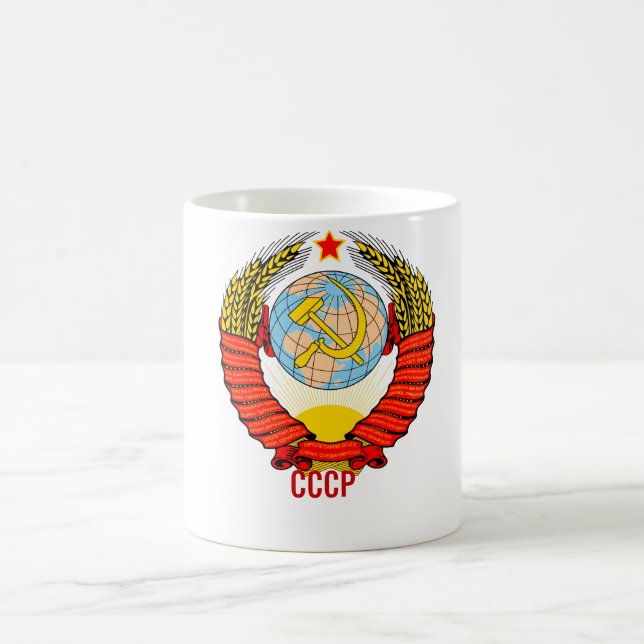 Mug Emblème de l'Union soviétique avec CCCP (Centre)