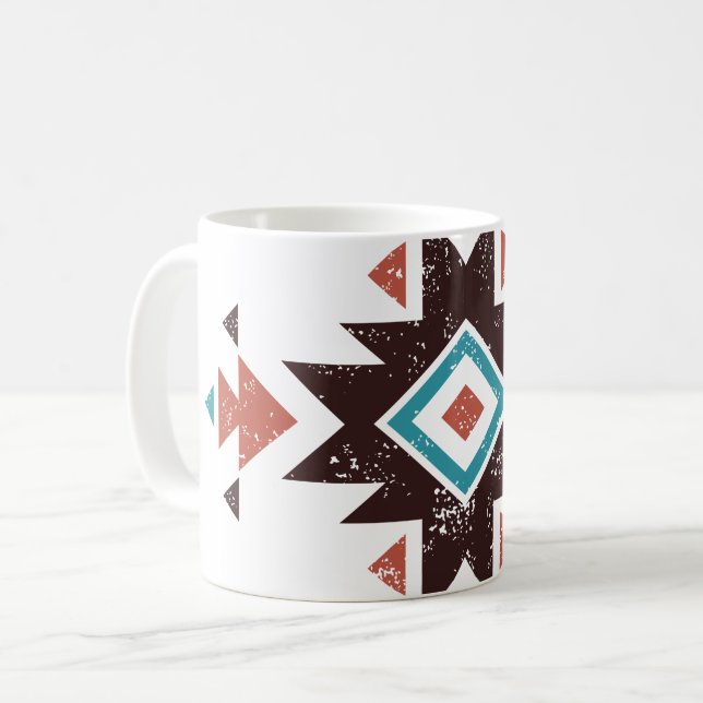 Mug Emblème diamant boho (Devant gauche)