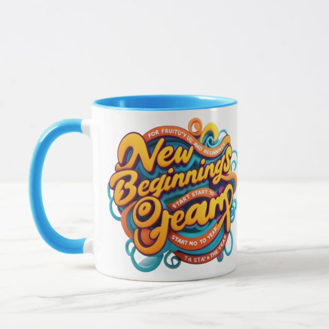 Mug “Embrace your big dreams with every sip. New begin (Gauche)
