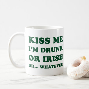 Mug Embrasse-Moi Je Suis Irlandais Ou Irlandais
