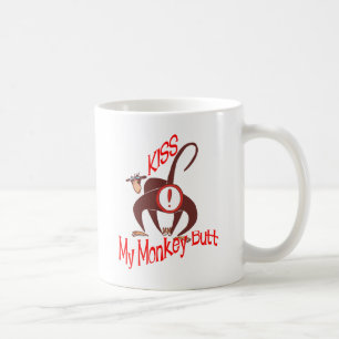 Mug Embrasse mon singe Butt