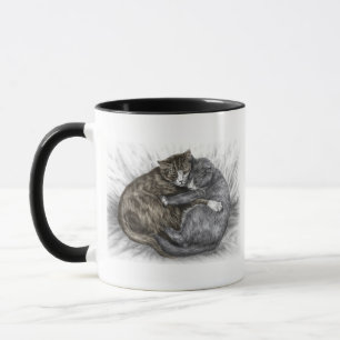 Mug Embrasser les chats qui dorment