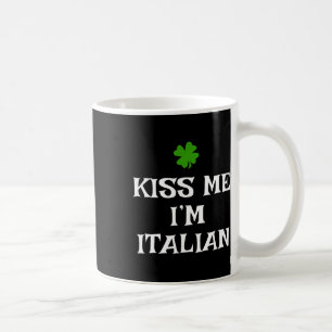 Mug Embrassez-moi, je suis italien St. Patrick's Day I