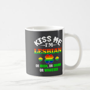 Mug Embrassez-Moi Je Suis Lesbienne Ou Irlandaise Ou I