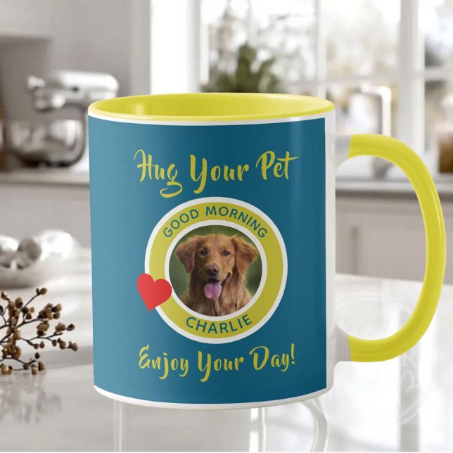 Mug Embrassez votre animal de compagnie et la photo Pr (Créateur téléchargé)