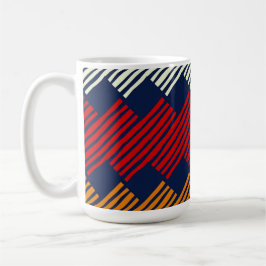 Mug Embroderie de dentelle de Motif Boho ethnique sur