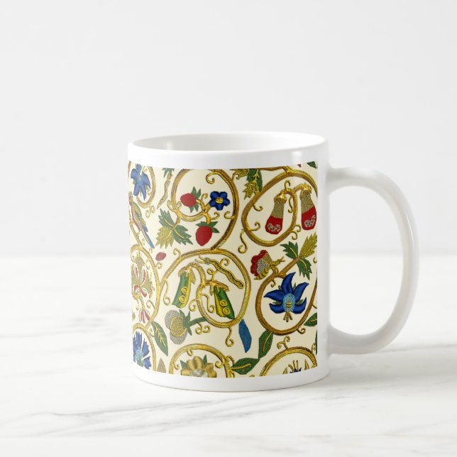 Mug Embroderies élisabéthaines de tourbillon - Imitati (Droite)