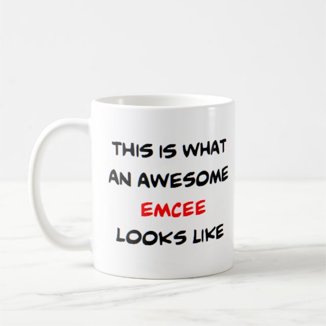 Mug emcee, awesome (Gauche)