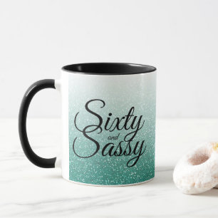 Mug Emerald Green Parties scintillant Ombre 60 Sassy 6