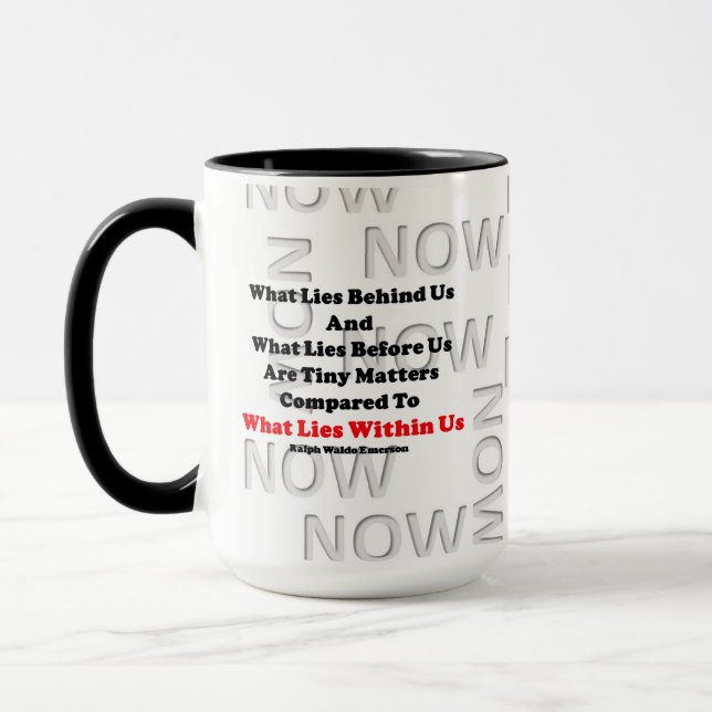 Mug Emerson : Ce qui se trouve en dessous de nous (Gauche)