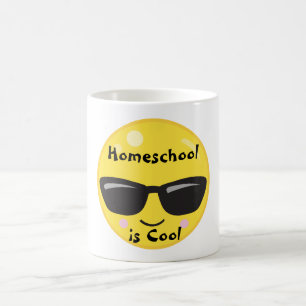 Mug Emoji avec lunettes de soleil