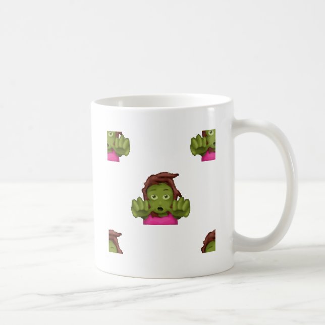 Mug emoji zombie femme (Droite)