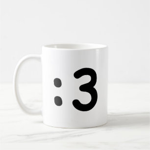 Mug Émoticône face chat : 3