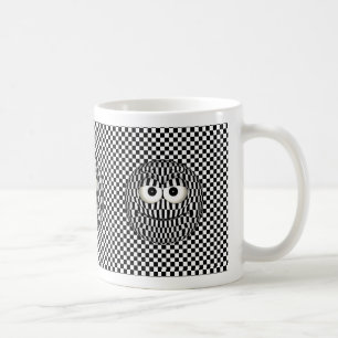 Mug Émoticône noir blanc