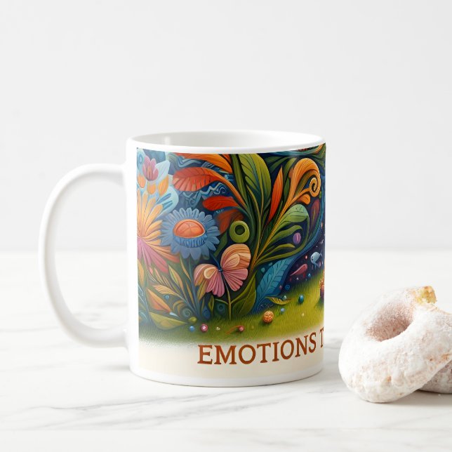 MUG ÉMOTIONS DE LA GUERRE À L'INTÉRIEUR (Avec donut)
