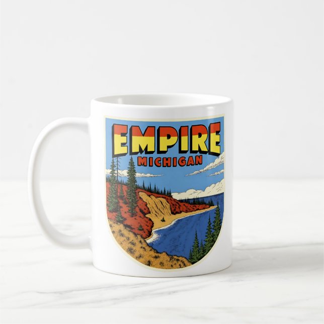 Mug Empire Michigan Vintage (Gauche)