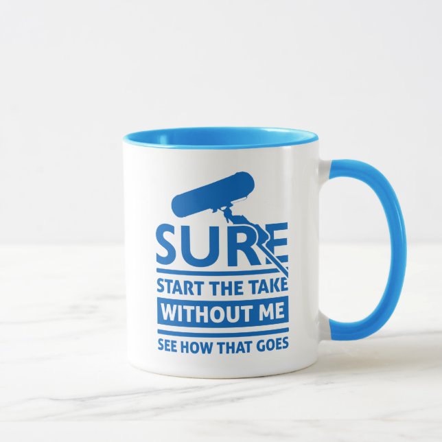 Mug Emplacement amusant Citation de l'enregistrement s (Droite)