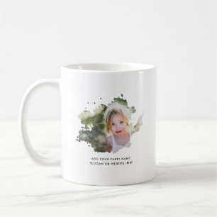 Mug Emplacement d'encre photo et texte personnalisé