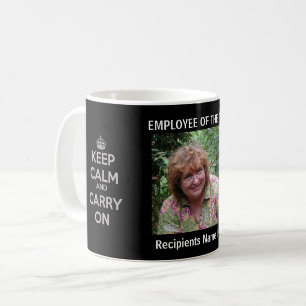 Mug Employé de la conception de récompense d'année 