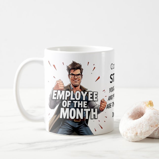 Mug Employé Du Mois (Avec donut)