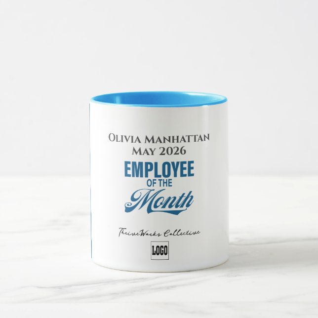 Mug Employee of the Month Custom Business Recognition (Centre)