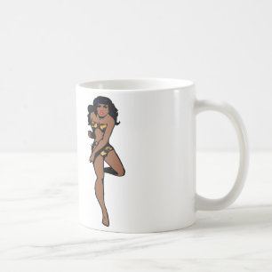 Mug empreinte de léopard africain pin up
