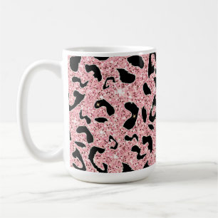Mug Empreinte de léopard d'aquarelle sans contact