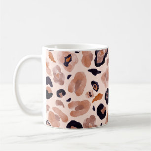 Mug Empreinte de léopard, sans soudure, arrière - plan