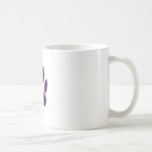 Mug Empreinte de patte de chien flou