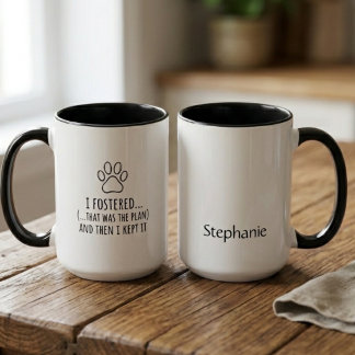Mug Empreinte de Patte d'Échec de Garde