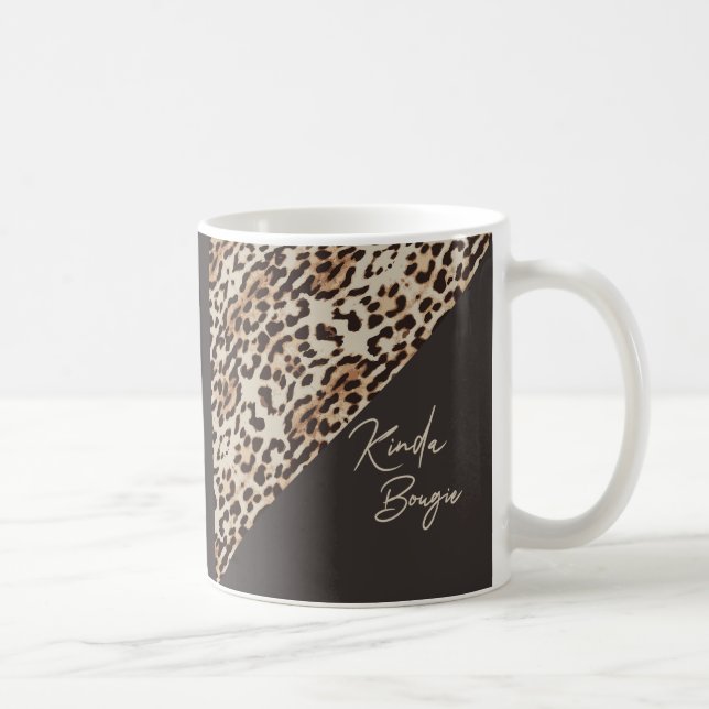 Mug Empreinte Leopard Brown Kinda Bougie (Droite)