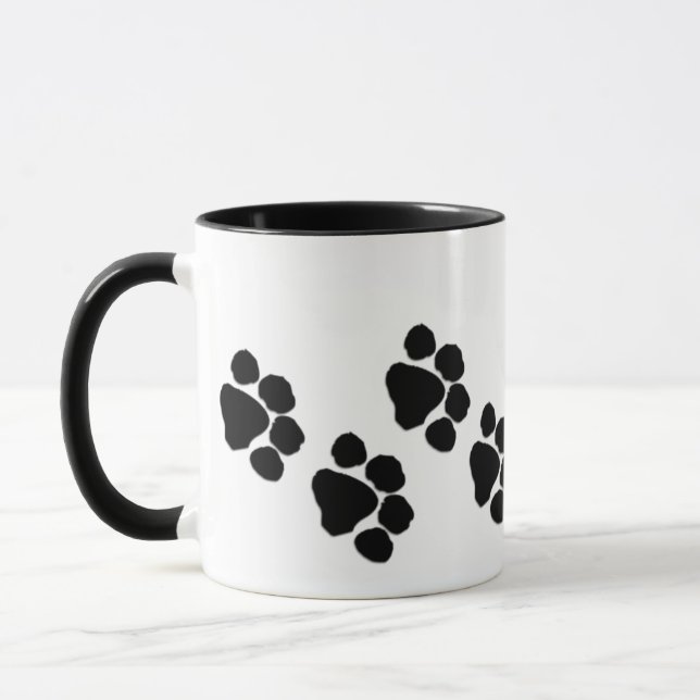 Mug Empreintes de pattes animaux (Gauche)