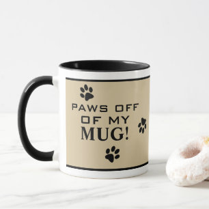 Mug Empreintes de pattes de chiens mignons Amoureux de