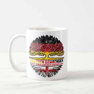 Mug en anglais Deutsch Baum Racine