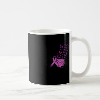 Mug En août, nous portons du violet, sensibilisation a