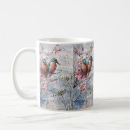 Mug En Attente De L'Oiseau De Surfeur Kingfisher