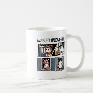 Mug En Attente D'Halloween Comme Un Joli Ghost Coffee