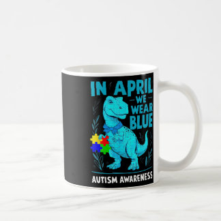 Mug En Avril Nous Portons Bleu Sensibilisation sur l'a