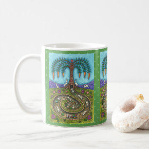 MUG EN BAS DU TROU DE RABBIT, CARROT WILLOE TREE FOLK 