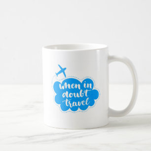 Mug En cas de doute nuage de voyage