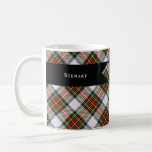 Mug en céramique à carreaux royaux classiques Stew