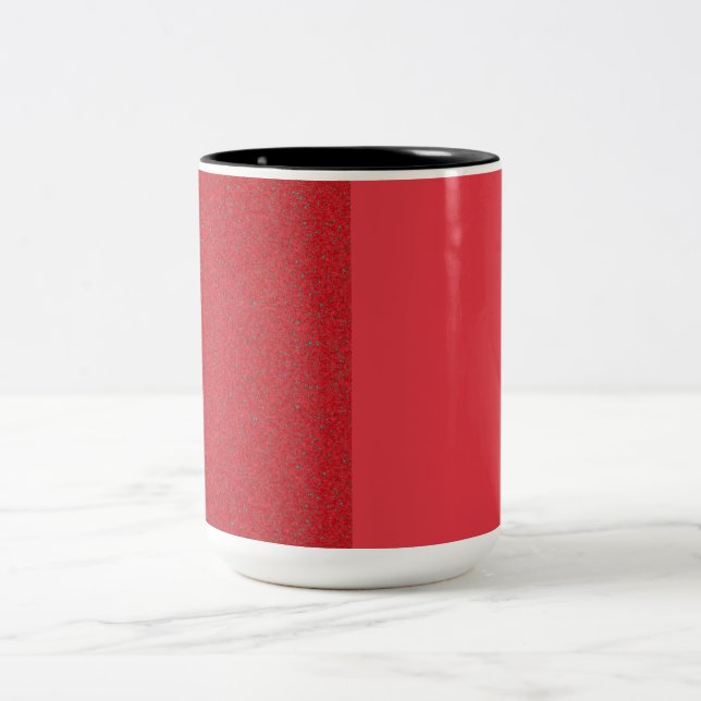 Mug en céramique à éclat rouge tomate - Personnali (Centre)
