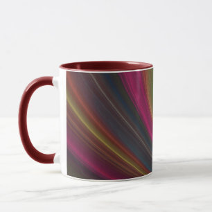 Mug en céramique arc-en-ciel Abstrait