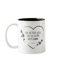 Mug en céramique avec un devis inspirant
