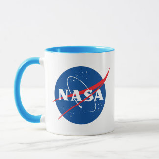 Mug en céramique bleu/blanc de la NASA