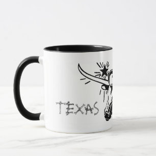 Mug en céramique Dallas Texas Longhorn
