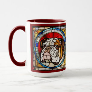 Mug en céramique de Bouledogue mignon