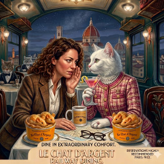 Mug en céramique française vintage – Le Chat d'Arg