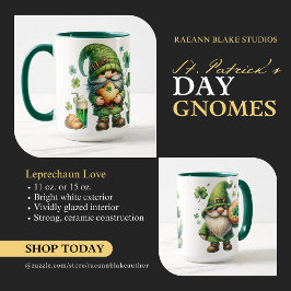 Mug en céramique pour la Saint-Patrick